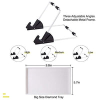 MACTING A4 almohadilla de luz LED, 47 piezas de pintura de diamante LED caja de luz Tracer, 0.157 in ultra delgada luz hasta Rastreo Tablet con funda de batería, cable USB de 4.9 ft 3 niveles de atenuación para artistas dibujo tablero de luz ... - Arteztik
