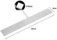 SATINIOR - Mini cristal cuadrado autoadhesivo, para manualidades, accesorios de bricolaje, espejos, mosaicos (0.197 x 0.197 in, 1200 unidades) - Arteztik
