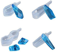 Moldes de resina para joyas, jabón, cera, vela, pisapapeles, moldes de resina para manualidades, incluye elipse, círculo, gota de agua, cuadrado, colgante irregular (9 piezas) - Arteztik
