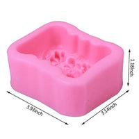 2 moldes de jabón de silicona 3D para velas, fondant decoración de pasteles, chocolate, dulces, azúcar, gelatina, barra de loción, arcilla Ploymer - Arteztik

