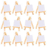eBoot 3 por 3 inch Mini lona y 3 por la 5 inch Mini Madera – Set de Caballete Para Pintura Dibujo Artesanía, 12 unidades) - Arteztik
