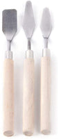 Knife, Kerocy 3 piezas Paleta Espátula de Acero Cuchillos Básicos Herramienta de Pintura al óleo, Pinturas de Mezcla Acrílica, Escultura de Arcilla - Arteztik
