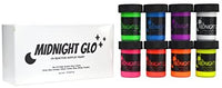 Midnight Glo Pintura UV acrílico negro luz reactiva colores neón brillante - Arteztik
