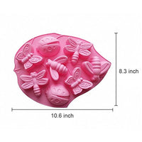 Insectos molde de Jabón – moldfun mariposa libélula Ladybug de Abeja molde de silicona para bomba de baño, barras de loción, Chocolate, caramelo, gelatina, crayón, hornear Cupcakes, magdalenas, cera - Arteztik
