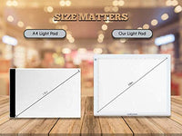 Bloc de luz LED de Craftymint, tableta de seguimiento de luz ultradelgada de 19 pulgadas, caja de luz USB portátil para pintura de diamantes y pizarra de dibujo ligera, accesorios de dibujo y regalos para artistas - Arteztik
