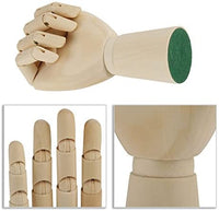 Maniquí de mano de madera con dedos flexibles y movibles, maniquí articulado para bocetos, dibujo, hogar, oficina, escritorio, niños, juguetes, regalo - Arteztik
