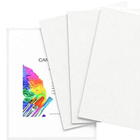 GOTIDEAL - Paneles de lona de 24 unidades, 8.0 x 10.0 in, color blanco profesional, 100% algodón, para pintura, pintura acrílica, pintura al óleo y medios de arte húmedo, lienzo para pintores y principiantes. - Arteztik
