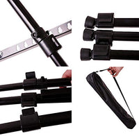 Artecho - caballete de caballete para artista, 2 unidades de caballete de metal para pintura, soporte de lona de 20.9 in a 65.4 in - Arteztik
