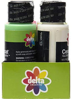 Delta Ceramcoat - Kit de pintura brillante en la oscuridad - Arteztik
