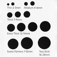 Global Art Materials carbonilla de sauce para artistas, Negro, Assorted - Arteztik
