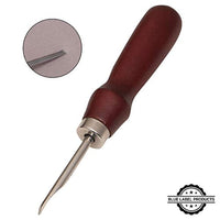 Herramientas de trabajo de cuero – Juego de 11 piezas con herramientas de desnatado y bruñido, ruedas espaciadoras, ranuradoras de costura, cuchillo de corte, biselador de bordes y punzón en estuche para principiantes y profesionales - Arteztik
