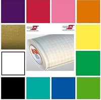 Juego Oracal 651 multicolor de vinilo para principiantes para Cricut, Silhouette y Cameo; incluye juego de herramientas de instalación 9.84 pies - Arteztik
