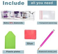 Kit completo de pintura de diamante para adultos y niños, con diamantes redondos para decoración de pared del hogar (13.8 x 17.7 in) - Arteztik

