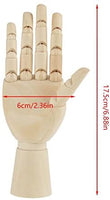Maniquí de mano de madera con dedos flexibles y movibles, maniquí articulado para bocetos, dibujo, hogar, oficina, escritorio, niños, juguetes, regalo - Arteztik
