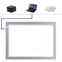 ME456 Caja de luz – A4 USB Panel de iluminación de luz ajustable sólo 5 mm de grosor luz mesa - Arteztik
