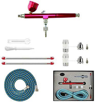 hubest nuevo profesional 0,2 mm \ 0.3 mm \ 0.5 mm doble acción aerógrafo spray de pintura pistola Kit Set Completo con aguja para manguera, boquilla, Modelo, afición - Arteztik
