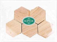 SUPVOX - Lote de 25 láminas de madera para decoración de bricolaje (3.5 in) - Arteztik
