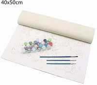 BOSHUN - Kit de pintura por números con pinceles y pigmento acrílico para manualidades con lienzo para adultos principiantes, 16.0 x 20.0 in (sin marco) - Arteztik
