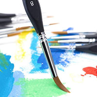 Juego de 5 pinceles de pintura de micro detalles, pinceles de pintura en miniatura para pintura, acrílico, miniatura, para acuarela, aceite - Arteztik
