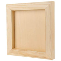 KEILEOHO 6 unidades de paneles de lona de madera de 10.0 x 10.0 in, tablas de lona de madera para pintura, lienzo en blanco para aceite, acrílico, pastel, acuarelas y artesanías, suministros de pintura para adultos y niños - Arteztik
