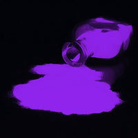 Polvo de pigmento reactivo Purple Glow in the Dark & UV - 1.06 oz - Arteztik
