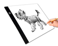 Caja de luz LED A4 Ultra fina alimentado por USB luz ajustable Pad para marcar - Arteztik
