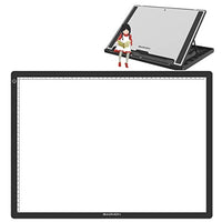 GAOMON - Caja de luz LED de tamaño B4 y soporte ajustable de 5 milímetros con almohadilla de luz ultradelgada USB para trazar arte y bocetos - Arteztik
