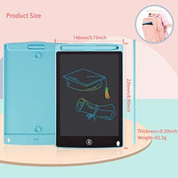 Tablero de dibujo de 8.5 in, tablero LCD para escribir a mano para niños (azul) - Arteztik
