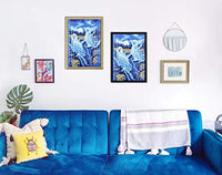 Kit completo de pintura de diamantes 5D redondos por números, doble loro con diamantes de imitación bordados, punto de cruz, suministros de manualidades para decoración de pared en el hogar, oficina, 12 x 16 pulgadas - Arteztik
