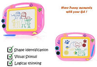 KIKOOTOYS - Divertido tablero magnético de dibujo para niños - Magna Doodle Board con borrable, juguetes para niños pequeños bocetos de escritura colorida borrable, juguete educativo para niños (azul) - Arteztik
