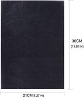 200 hojas de papel de carbono de grafito de papel negro de transferencia de carbono (8.5 x 11.5 pulgadas) de papel de calco con 5 piezas de lápiz de relieve, herramientas de punteado para papel de madera, lienzo de artesanía - Arteztik
