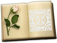 Juego de 9 plantillas para azulejos de 6 x 6 pulgadas, material de PET, plantillas para pintura de azulejos cortadas con láser, paredes, tela, aerógrafo, muebles, piso. - Arteztik
