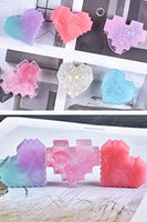 iSuperb - 1 juego de moldes de resina para moldes de silicona con forma de corazón para moldeado de silicona - Arteztik
