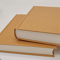 8.5x11 ketch Book, Pack of 2, 240 Sheets (100gsm), Hardcover Bound Sketch Notebook, 120 Sheets Each, Acid-Free Blank Drawing Paper, Ideal for Kids and Adults, Kraft Cover - Arteztik
