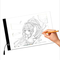A4 tablero de copia LED caja de luz, art Craft de calco mesa de luz para tatuajes, Sketch, Arquitectura, caligrafía, manualidades - Arteztik
