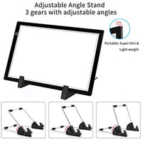 Juego de almohadillas de luz de pintura de diamante, tablero de luz grande de 15.8 × 11.8 pulgadas, caja de luz regulable B4 2021, tablero de luz de diamante con herramientas completas de pintura de diamante y accesorios - Arteztik
