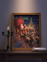 Kit de pintura de diamante para adultos, bricolaje 5D regalo de Navidad redondo completo taladro arte perfecto para la relajación y decoración de la pared del hogar regalos de Navidad (11.8 x 15.7 in) - Arteztik
