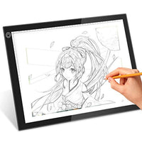 Tablero de luz LED A3 blanco ultrafino USB LED regulable para dibujar arte o dibujar - Arteztik
