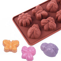 STARUBY Moldes de silicona antiadherentes para chocolate, moldes de jabón, moldes de silicona para hornear kit de fabricación, juego de 3 temas forestales con diferentes formas animales, encantador y divertido para niños - Arteztik

