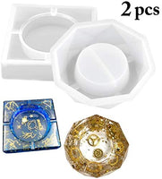 FunPa - Molde de silicona para manualidades (2 unidades), diseño de epoxi - Arteztik
