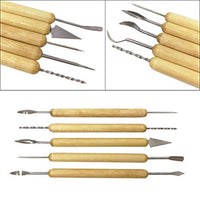 Juego de herramientas de escultura de cerámica y arcilla para regalo de Navidad, de GoFriend 14 piezas todo en uno de madera de arcilla para modelar arcilla de boj y escultura de cerámica Kit de herramientas con funda de lona con cremallera - Arteztik
