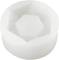 Molde de arcilla de cerámica para hacer bricolaje en plantas suculentas de silicona, molde para jarrón de hormigón, hecho a mano, para tartas, pizzas, gelatinas, microondas y congelador (diamante) - Arteztik
