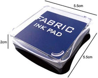 Best Stamp - Juego de sellos de tinta de tela para sellos, 5 colores no tóxicos, almohadilla de tinta para sellos, madera, tela y superficie de papel. Regalo ideal para manualidades (5 unidades) - Arteztik
