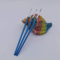 Paquete de 60 brochas redondas puntiagudas, cepillo de dibujo de rosca, pincel de dibujo hecho a mano, pincel de pintura de detalles para acrílico, aceite y acuarela (S(# 0)) - Arteztik
