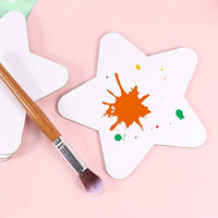 Exceart - 5 paneles de pintura al óleo de algodón con forma de estrella, redondos, 5.9 x 5.9 in - Arteztik
