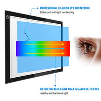 Tablero de luz LED A3 blanco ultrafino USB LED regulable para dibujar arte o dibujar - Arteztik
