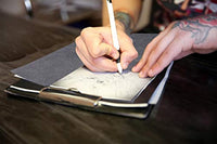 Selizo - 100 hojas de papel de trazado de transferencia de carbono negro para copiar papel gráfico de grafito y trazar en relieve para grabado de madera, papel, lienzo - Arteztik
