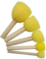 Micent - Juego de 20 esponjas redondas de tamaño surtido, juego de brochas para niños, herramientas de pintura de esponja, para pintar - Arteztik
