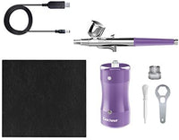 Gocheer - Kit de aerógrafo para maquillaje, pintura de uñas, tatuajes, manicura, pasteles de bricolaje, herramienta con compresor de aire silencioso - Arteztik
