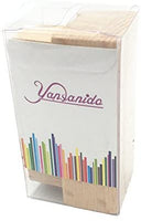 Minijuego de sellos de madera Yansanido, 12 unidades, para hacer bricolaje, con caja de madera - Arteztik
